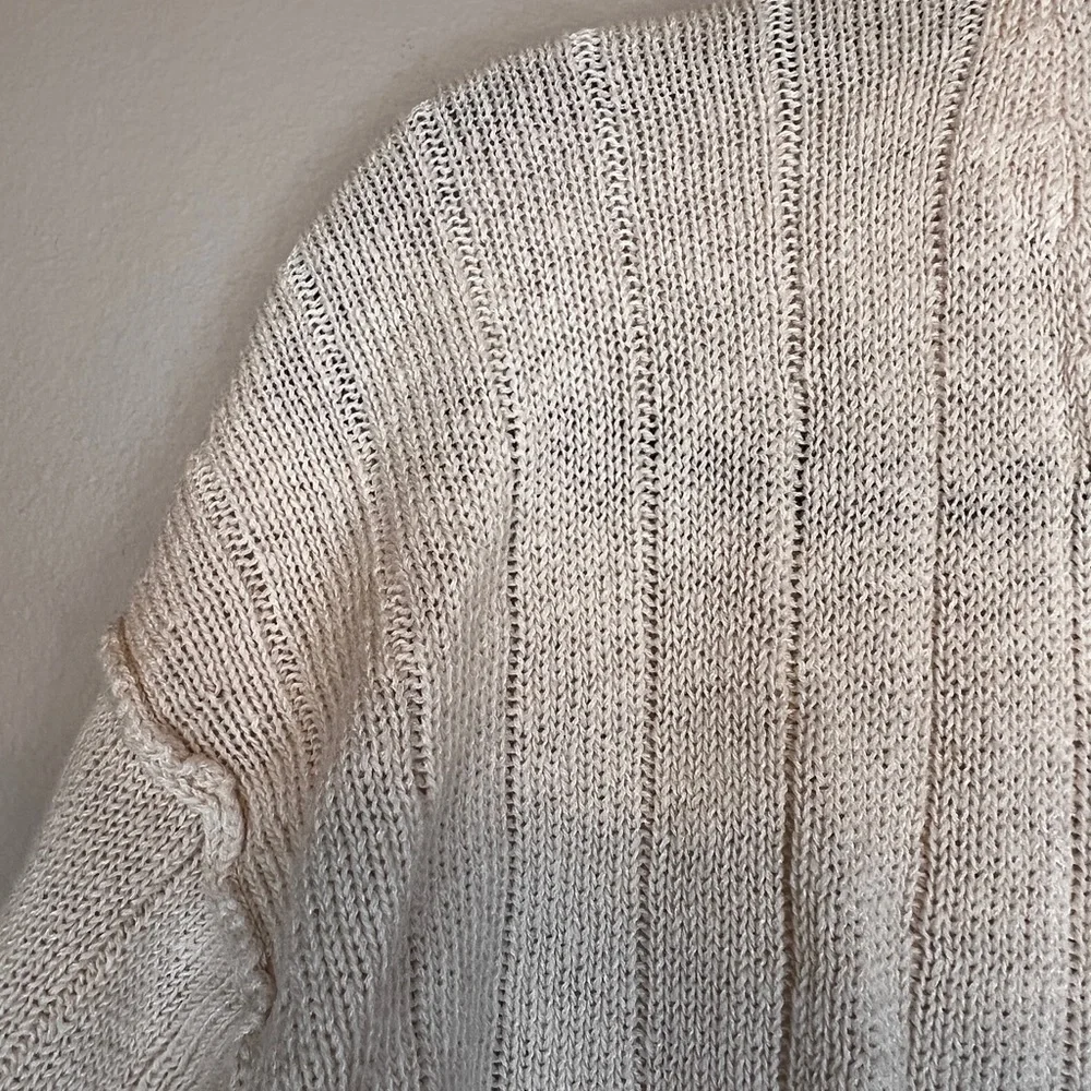 Free People front twist v-neck pullover sweater L
